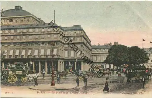 Paris - La Place et le Theatre Francais