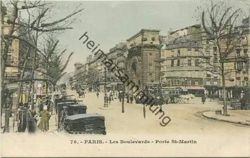Paris - Les Boulevards - Porte St Martin - Glimmer - mica