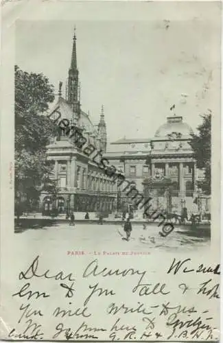 Paris - Le Palais de Justice - gel. 1901