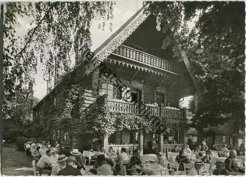 Berlin - Gaststätte Blockhaus Nikolskoe - Foto-Ansichtskarte