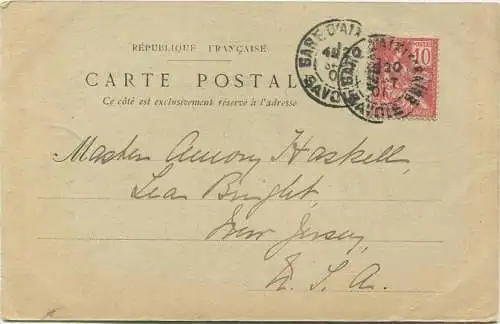 Aix-les-Bains - La Place Carnot gel. 1901