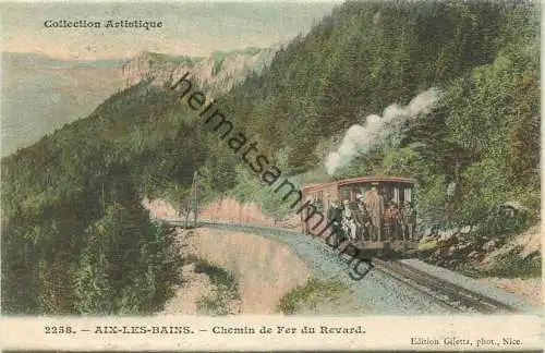 Aix-les-Bains - Chemin de fer du Revard - Edition Giletta phot. Nice