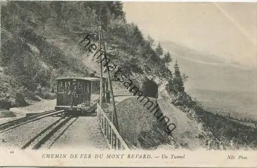 Aix-les-Bains - Chemin de fer du Mont Revard - Un Tunnel