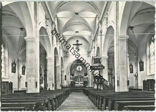 Brig-Glis - Inneres der Kirche - Verlag Rud. Suter Oberrieden