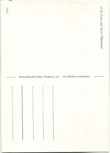 Brig-Glis - Pfarrkirche - U. Lb. Frau auf dem Glisacker - Verlag Benedikt Rast Freiburg