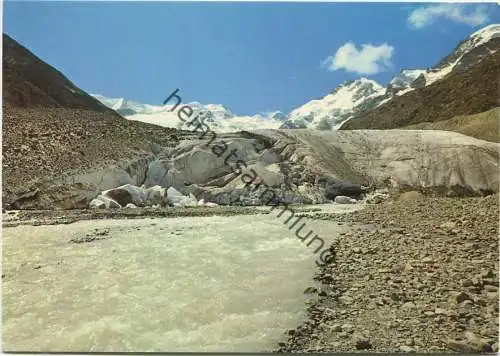 Berninagruppe - Morteratsch-Gletscherzunge - AK Grossformat - Verlag Photoglob AG Zürich