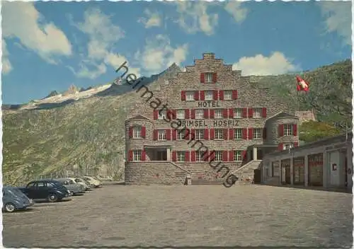 Hotel Grimsel Hospiz - AK Grossformat - Verlag Engelberger Stans