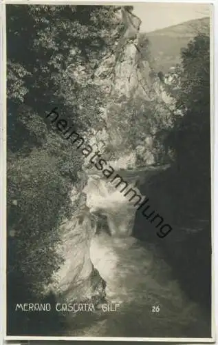 Merano - Cascata Gilf - Foto-Ansichtskarte - Verlag S. S. Wassermann Meran