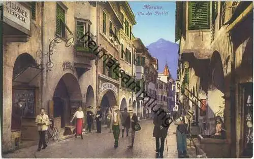 Merano - Via dei Portici - Verlag Lor. Fränzl Bolzano