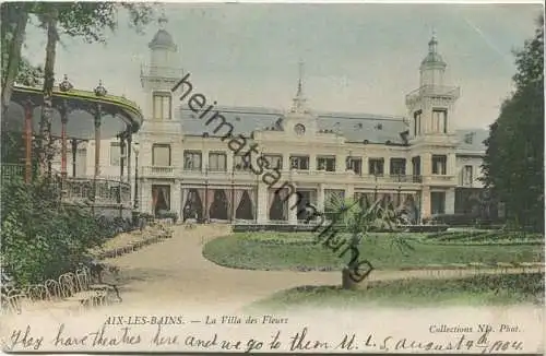 Aix-les-Bains - La Villa des Fleurs gel. 1904