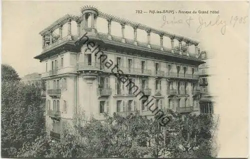 Aix-les-Bains - Annexe du Grand Hotel