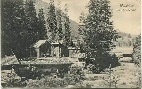 Schliersee - Wurzhütte gel. 1905