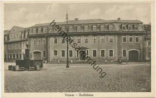 Weimar - Goethehaus - Verlag Buchbinder-Innung Weimar