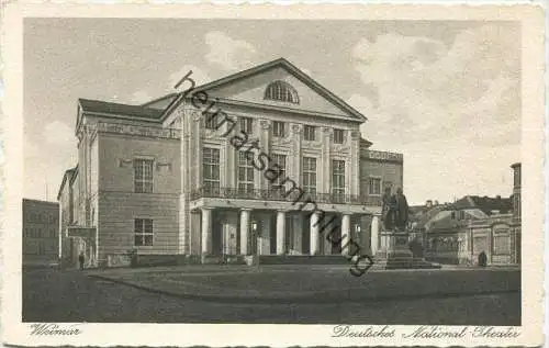 Weimar - Deutsches National-Theater - Verlag Franz Richter Weinböhln
