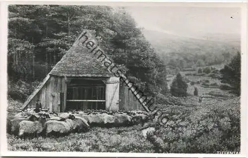 Schafherde in Tiefental - Foto-AK