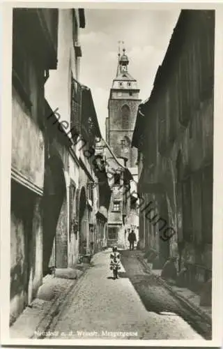 Neustadt an der Weinstrasse - Metzgergasse - Foto-AK - Verlag Emil Hartmann Mannheim