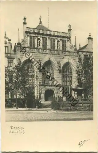 Danzig - Artushof - Foto-AK - Verlag Trinks & Co Leipzig