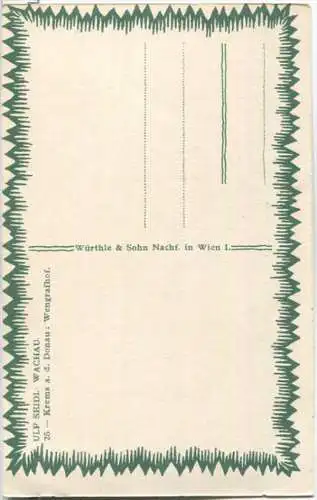Krems a. d. Donau - Wengrafhof - Ulf Seidel Wachau - Verlag Würthle & Sohn Nachf. Wien