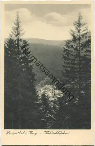 Lautenthal - Waldschlösschen - Verlag Hermann Vopelius Lautenthal