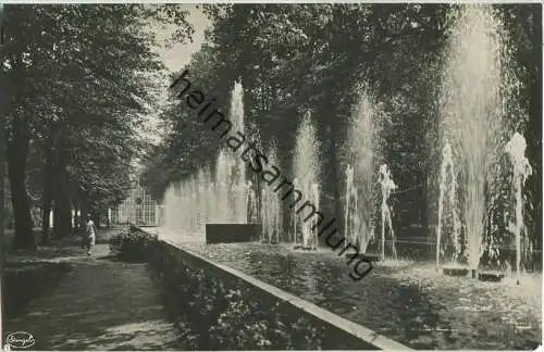 Dresden - Internationale Hygiene-Ausstellung 1930 - Hundertbrunnenstrasse - Foto-Ansichtskarte - Offizielle Karte Nr. 13