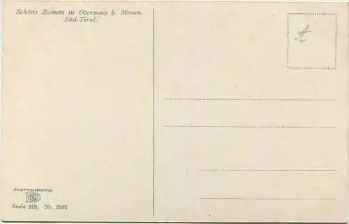 Schloss Rametz - Meran - Obermais