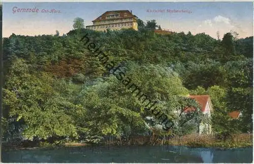 Gernrode - Kurhotel Stubenberg - Verlag Louis Glaser Leipzig