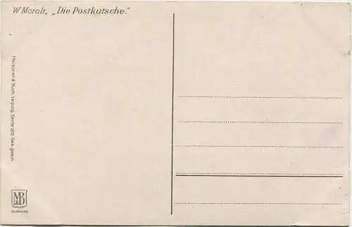 Die Postkutsche - W. Moralt - Verlag Meissner & Buch - Serie 202