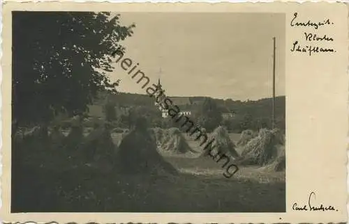 Kloster Schäftlarn - Erntezeit  - Foto-AK gel. 1930