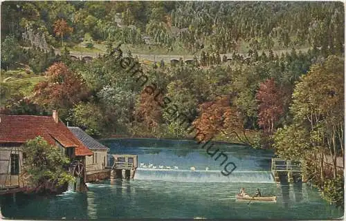 Blaubeuren - Blautopf - Verlag Gebr. Metz Tübingen gel. 1919