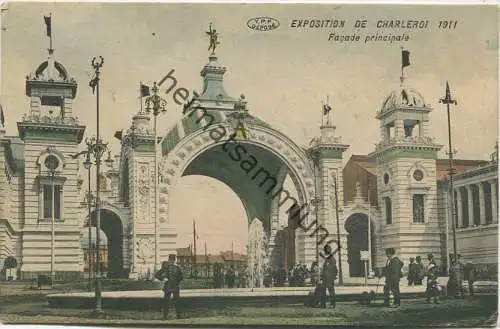 Charleroi - Exposition 1911 - Feldpost gel. 1914