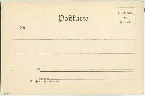 Halle (Saale) - Kaiserliches Postgebäude - Verlag Zedler & Vogel Darmstadt 1898