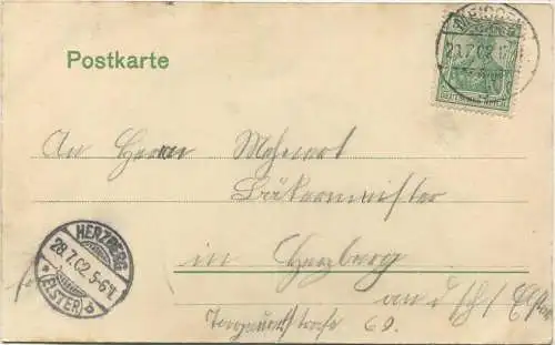 Gruss aus Sörnewitz - Gasthof Sörnewitz - Verlag Brück & Sohn Meissen gel. 1902