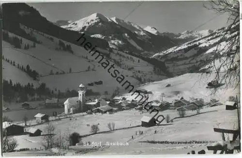 Saalbach - Hinterglemm im Pinzgau - Foto-Ansichtskarte - Verlag Karl Haldinger Zell am See