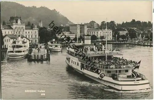 Bregenz - Hafen - Fahrgastschiff Austria - Foto-Ansichtskarte