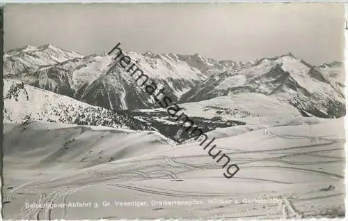 Salzachgeier-Abfahrt - Dreiherrenspitze - Foto-Ansichtskarte - Verlag C. Jurischek Salzburg