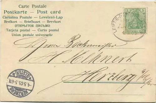 Leisnig - Gesamtansicht - Verlag Louis Glaser Leipzig gel. 1905