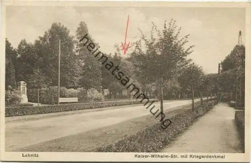 Lehnitz - Kaiser Wilhelm Strasse - Verlag W. Meyerheim Berlin 1933 gel. 1934