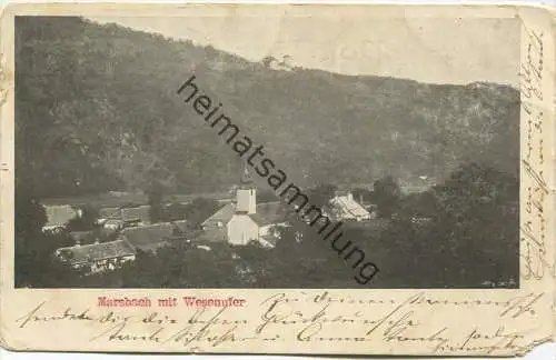 Marsbach mit Wesenufer gel. 1903