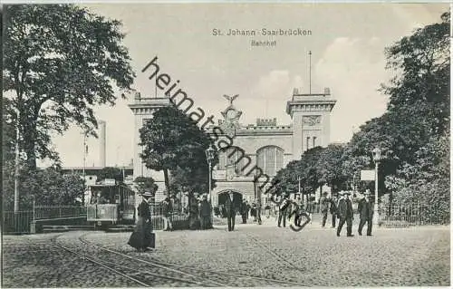 Saarbrücken - St. Johann - Bahnhof - Verlag Felix Luib Strassburg