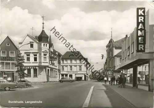 Buxtehude - Langestraße - Foto-AK Grossformat 1969 - Cramers Kunstanstalt KG Dortmund gel. 1971