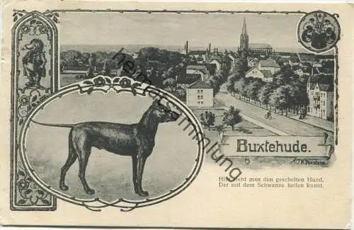 Buxtehude - Künstlerkarte R. Porstein - Verlag C. Hausmann Buxtehude gel. 1938