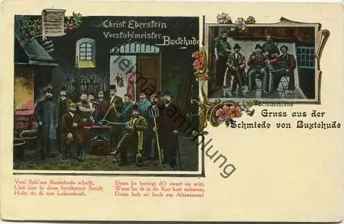 Gruss aus der Schmiede von Buxtehude - Verlag M. Glückstadt & Münden Hamburg
