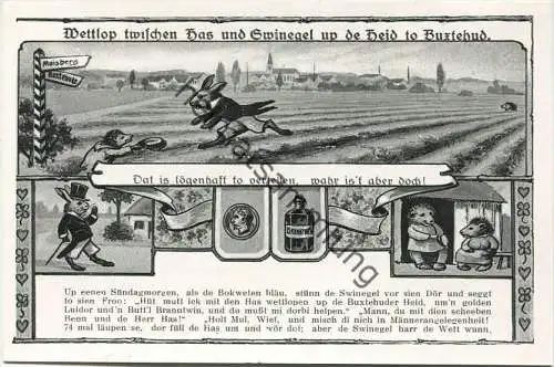Buxtehude - Wettlop twischen Has und Swinegel up de Heid - Verlag Ferd. Lagerbauer & Co. Hamburg