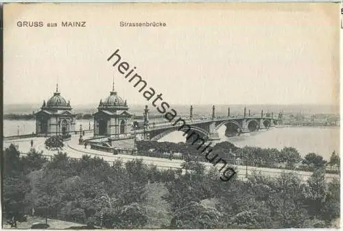 Mainz - Straßenbrücke - Verlag Kaspar Suder Mainz