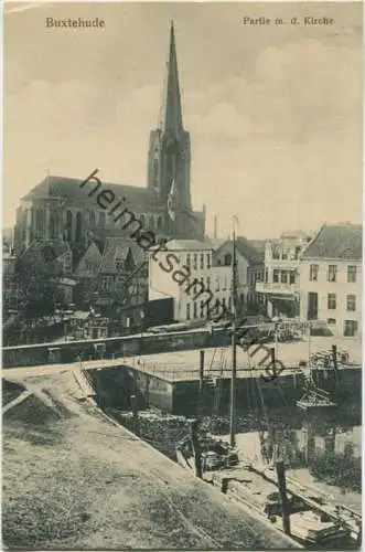 Buxtehude - Partie an der Kirche - Verlag W.B.L.H.  gel. 1911
