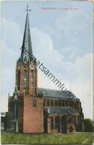 Buxtehude - St. Petri Kirche - Verlag J. Gerken Buxtehude gel. 1916