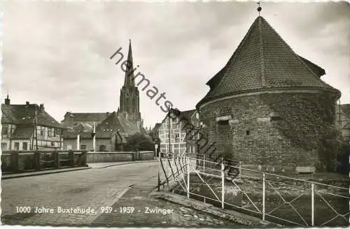 1000 Jahre Buxtehude - Zwinger - Foto-AK 1959 - Cramers Kunstanstalt KG Dortmund - Rückseite beschrieben 1962