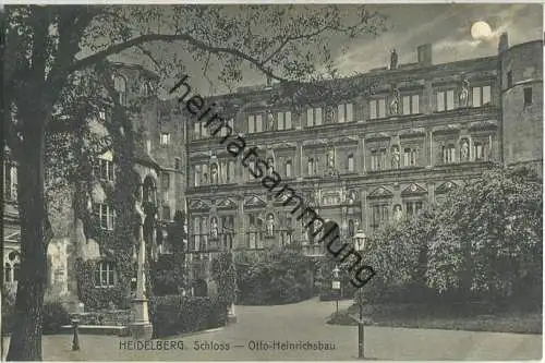 Heidelberg - Schloss - Otto-Heinrichsbau - Verlag Cramers Kunstanstalt Dortmund