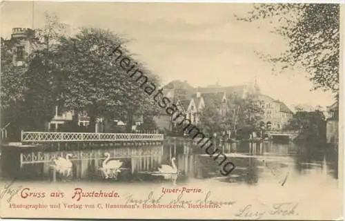 Gruss aus Buxtehude - Viver-Partie - Verlag C. Hausmann Buxtehude gel. 1901