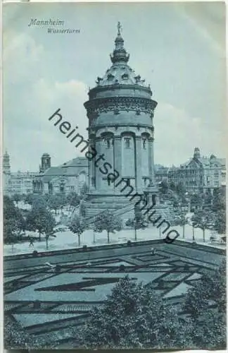 Mannheim - Wasserturm - Verlag Dr. Trenkler & Co. Leipzig 1908